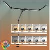FK technics LED Stmievateľná flexibilná stolná lampa LED/24W/230V 3000-6500K CRI 92 čierna FK0249 + záruka 3 roky zadarmo