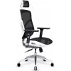 Kancelárske kreslo Diablo Chairs V-Basic Ergonomic do 150 kg čierno-biele (V-BASICBIACZ)