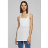 Ladies Flower Laces Loose Tank White