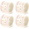 Porcelánové krúžky na servítky set 4 ks Dorothy - Nuvole di Stoffa