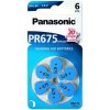 Panasonic baterie do naslouchadel 6ks PR675(PR44)