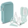 Philips Avent Baby Care Set púzdro 1 ks + odsávačka nosných hlienov 1 ks + detská zubná kefka na prst 1 ks + detské nožničky s guľatou špičkou 1 ks + klieštiky na nechty 1 ks + pilník na nechty 3 ks +