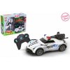 Auto policajné svietiace s dymovými efektmi RC na diaľkové ovládanie 18 cm - český obal