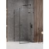 New Trendy Avexa Black XR sprchovací kút 100x100 cm obdĺžniková čierna matné/priehľadné sklo EXK-6894
