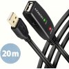 Axagon ADR-220 USB 2.0 A-M -> A-F active extension/repeater cable 20m - Kabel - Digital/Daten USB kábel USB A Čierna