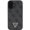 Guess 4G Strass Triangle Metal Logo kryt pre iPhone 16 - šedý 57983122229 - možnosť vrátiť tovar ZADARMO do 30tich dní