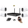 Monitorrs Security Wifi IP 4 kamerový set 2 mpix, aktív (6124k4) (Monitorrs Security)