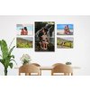 Fotoobrazy sada 5 kusov (1x - 60 x 45 cm, 4x - 30 x 20 cm) s vlastnými fotografiami, Plátno 100% bavlna: Premium Canvas 390g/m², S lakom