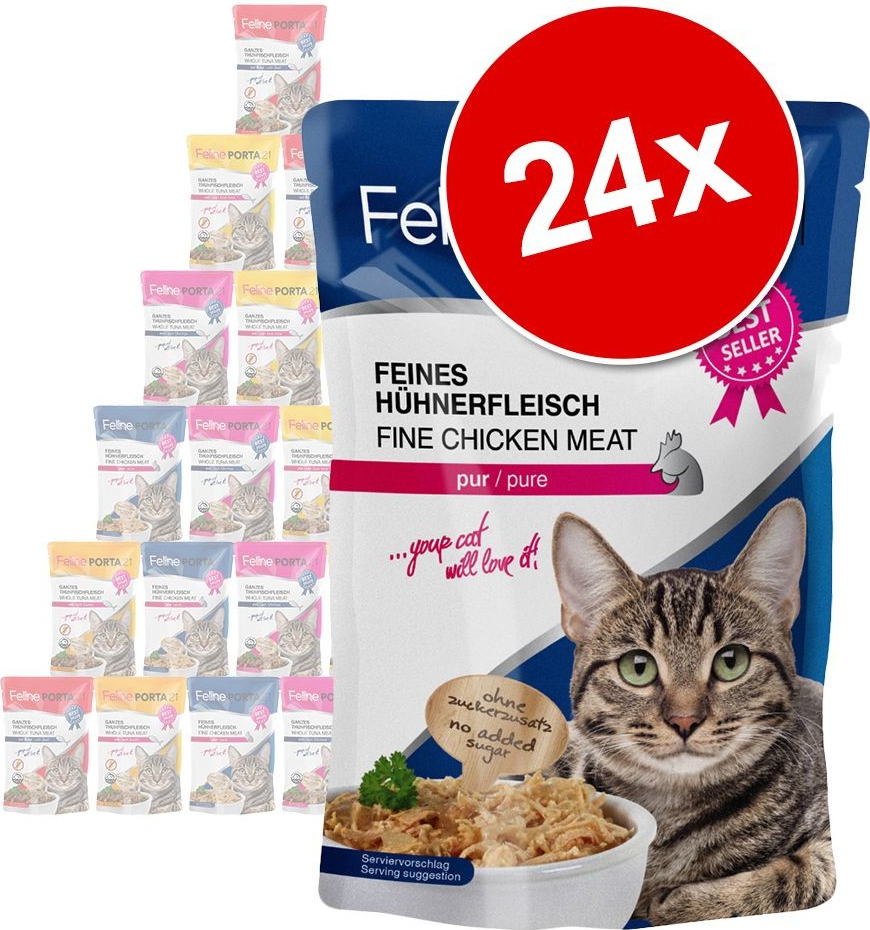 Feline Porta 21 Tuňák a krevety 24 x 100 g