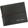 Pierre Cardin TILAK38 8824 RFID čierno-červená pánska peňaženka z hovädzej kože 11 x 9 x 2 cm