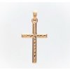 Šperk Holíč | Zlatý prívesok kríž, 0,50 g, 14k | ZPV97
