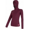 Dámske tričko dl.rukáv s kapucňou SENSOR MERINO DF lilla XL