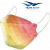 TEAM Respirátor KF94 s nanofiltrom - Pestrofarebný 10ks/bal
