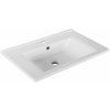Aqualine ZUNO 65 keramické umývadlo nábytkové 65x45cm, biela 9065