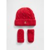 GAP Baby pletený set CashSoft Červená 2-3 YRS Červená Červená