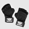 Fitness rukavice Iron Aesthetics Crossfit, čierne, Farba Čierna, Veľkosť S