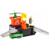 Majlo Toys Parkovacia garáž s autíčkom helikoptérou a hracou podložkou Racing Garage