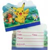 Pozvánka na narodeniny 10ks Pokémon Pikachu - Cakesicq