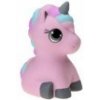 Hračka pes Jednorožec ružový 7,5 cm latex KAR