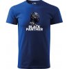 Sablio Tričko s potlačou BLACK PANTHER - modré 3XL