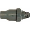 Aquaram PVC tvarovka - Kužeľový spätný ventil 90 mm so sacím košom 0516700090