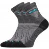 VoXX ponožky Rexon 01 3 páry tmavo šedé melé