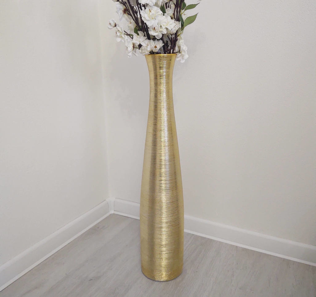 Zlatá keramická váza od 47,9 € - Heureka.sk