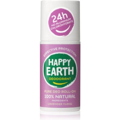 Happy Earth 100% Natural Deodorant Roll-On Lavender Ylang roll-on 75 ml