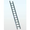 Jednodielny hliníkový PROFI rebrík so širokými stupňami, kód tovaru S9011