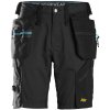 Snickers Workwear Pracovné kraťasy LiteWork 37.5 s PK 2.0 čierne veľ. 58
