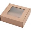 NAKUPIM.SK Darčekové krabice s priehľadným odklápacím vekom 130x130x40mm