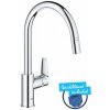 Grohe Start Edge - Drezová batéria s výsuvnou koncovkou, chróm - 30550000
