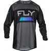dres KINETIC RELOAD, FLY RACING - USA (šedá/černá/modrá, vel. M)