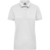 James & Nicholson Polokošile JN 829, krátký rukáv, dámská COT02082900114-white Bílá 4XL