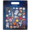 MUSHIE Opakovateľne použiteľné nálepky - space