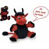 Teddies Čert Hubert mluvící plyš 20cm na kartě