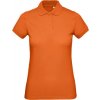B&C | Inspire Polo /women, Dámske piqué polo z bio bavlny, oranžová urban, XS