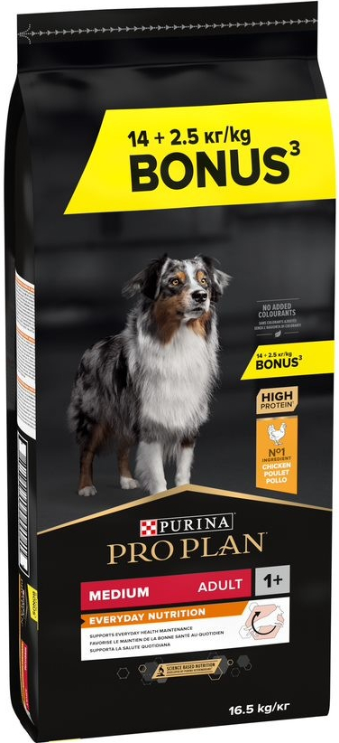 Purina Pro Plan Medium Adult Everyday Nutrition kura 16,5 kg