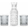 Súprava pohárov a karafy na vodu ETHNO, sada 3 ks, jasné, sklo, Nachtmann