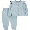 CARTER'S Set 2dielny sveter, nohavice Blue dievča NB/ veľ. 56 1N714910_NB