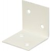 Spojovací uholník široký 40x40x40 mm biely plastový poťah