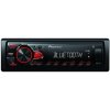 Pioneer MVH-230 autorádio s USB a Bluetooth s integrovaným mikrofonem červené MVH-230BT