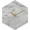 Nástenné hodiny KA5591WH, Karlsson, Marble Hexagon, 29cm