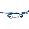 EQUESTRIAN Sam náramok – strieborné zubadlo FARBA: Blue Roi