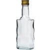 Fľaša na alkohol sklenená 