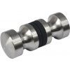 guľa - madlo na sklenené dvere (ø 30mm), brúsená nerez K320 /AISI304