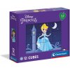 CLEMENTONI Obrázkové kostky Disney princezny 12 kostek