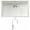 Blanco SUBLINE 700 U Level biela + kôš z nerezu 523456 + Blanco MIDA-S biela 521457