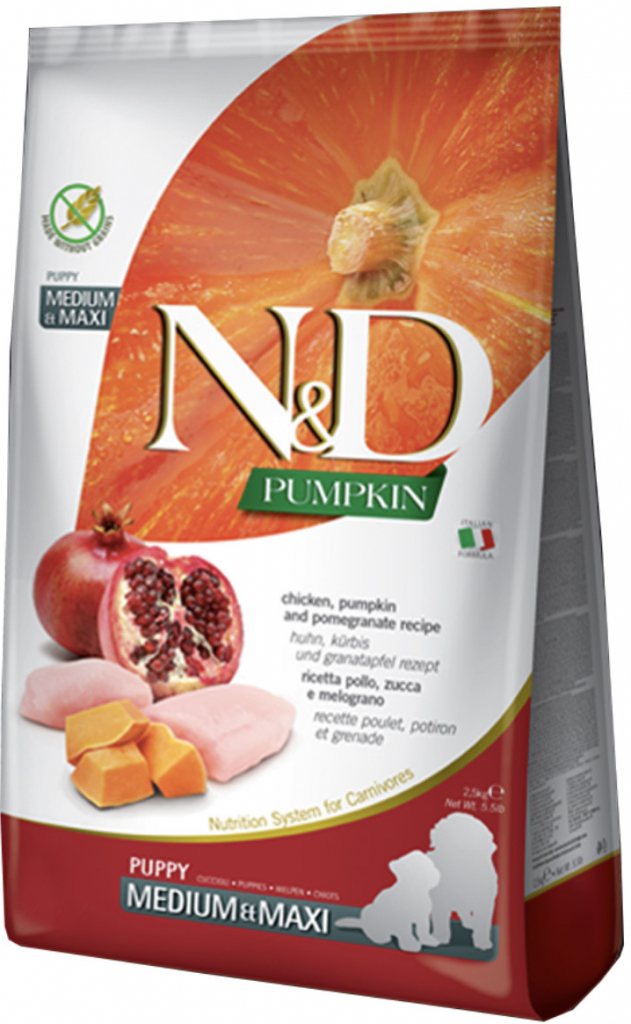N&D dog GF Adult maxi chicken & pomegranate 12 kg