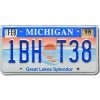 Americká ŠPZ Michigan Great Lakes Splendor 1BH 738